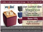 Get Comfort With Cube Storage Ottoman
